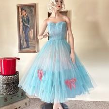 Vintage 1950s Strapless Sky