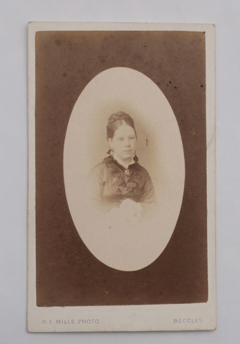 Cdv victorian lady oval - of, a