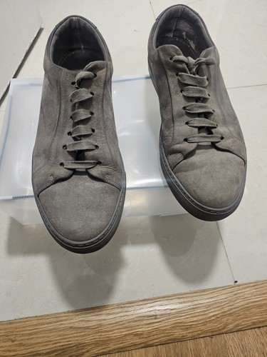 Reiss luca leather sneakers - reiss,