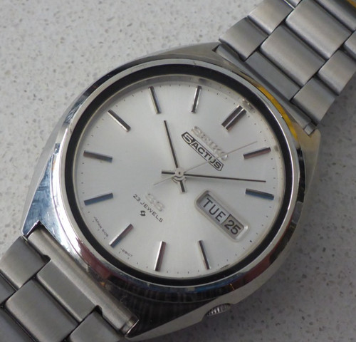 Seiko 5actus vintage - seiko, ss,