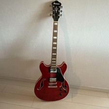 Ibanez Semi-Acoustic Guitar AS73-TCD w/case used good condition from Japan