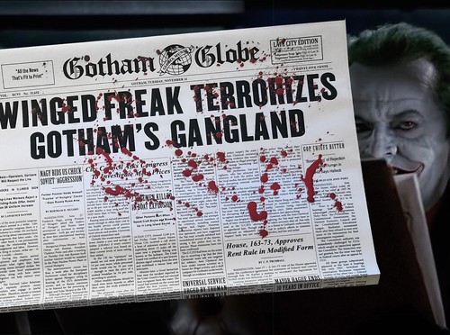 1989 batman real - real, newspaper