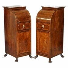PAIR OF ANTIQUE REGENCY FLAMED