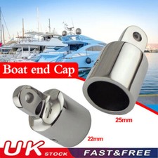 22mm/25mm Stainless End cap for Boat Bimini Cover Canopy Sprayhood Fitting UK