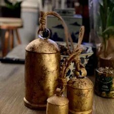 Vintage Rustic Tin Metal Cow