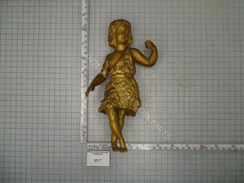 Big antique spelter child - antique,