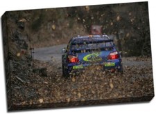 Colin McRae WRC Rally Subaru Impreza Canvas Print Wall Art 30x20" A1