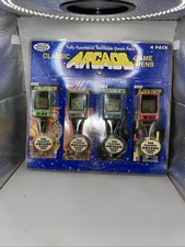 4 Pack Atari Classic Arcade Ballpoint Game Pens Fully Functional Rare