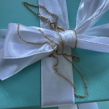 TIFFANY & CO 18CT ROSE GOLD ELSA PERETTI  16" NECKLACE RRP £380