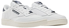 Reebok Club C 85 Men’s Trainers – White/Chalk – UK 2.5 – Classic Leather Casual