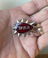 Vintage BSA Biker Pin Badge