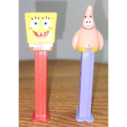 Pez candy dispensers - candy, spongebob