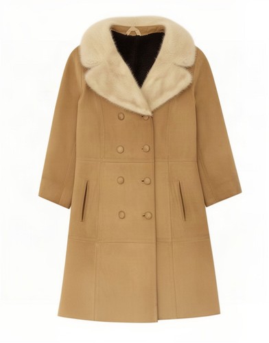 Vintage womens shearling coat - vintage,