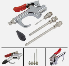 Long Air Blow Gun Compressed Air Line Duster Nozzle Tools Air Blower Kit