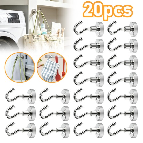 Powerful metal magnetic hooks - metal,