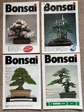 BONSAI MAGAZINE  4 x Issues  1 - 2 - 3 - 4  - JAPANESE MINIATURE TREE CARE