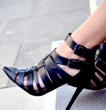 ZARA BLACK FAUX LEATHER