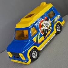 Retro Camper Day Van Winners Team Blue Diecast Metal 1990s 1980s 1:36