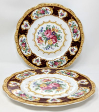 Royal Albert Lady Hamilton 2 x 8.25 Inch Salad Or Dessert Plates Second Quality