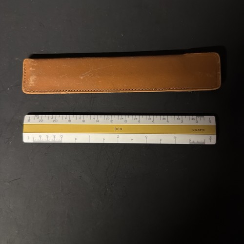 Vintage d 900 ruler - st'd,