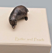 Butler & Peach Hot Cast Bronze Badger Boxed (WG23)