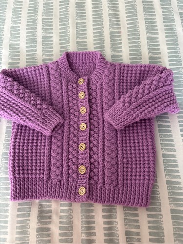 Hand knitted baby - hand, girls