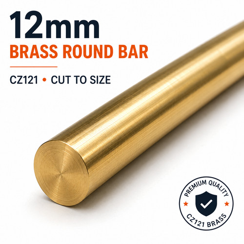 12mm brass round - bar, rod