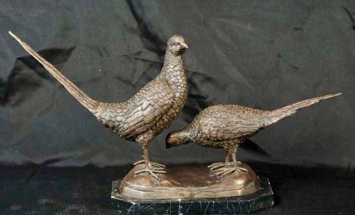 Antique bronze sculpture - bronze,