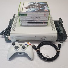 500GB Xbox 360 Tonasket Console Controller Assassin's Creed Games Bundle #0069