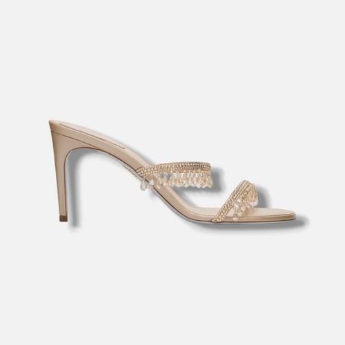 Rene caovilla women beige - caovilla, women's