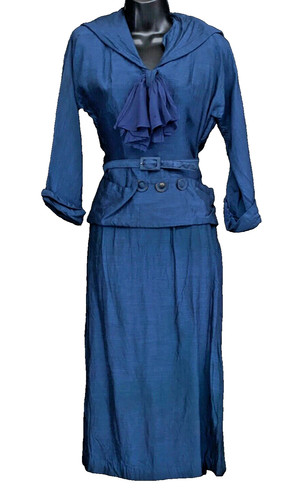 Vintage blue skirt - , suit