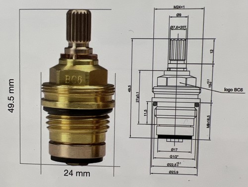 Single rubber washer tap - washer,