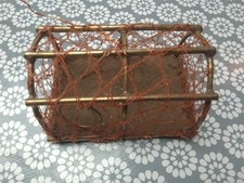 model miniature brass crab or lobster pot