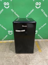 Swan Retro  87cm Fridge - Black - E Rated SR11035BNE #LF112518