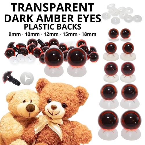 Transparent dark amber eyes - amber,