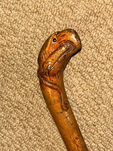 Antique rustic walking stick - rustic,
