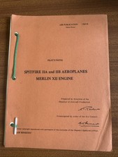 Pilot's Notes for Spitfire IIA