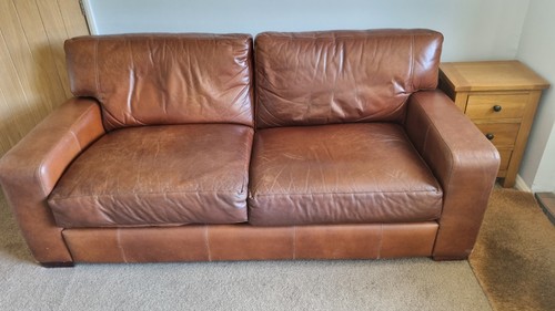 Leather sofa good - sofa, in