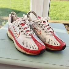 Nike Air Max 360 Vintage 2005 Red & Silver  312795-011 Size UK 5.5
