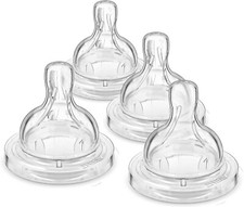 Philips Avent Anti-colic Baby Bottle Newborn Flow Teat 4 Pack