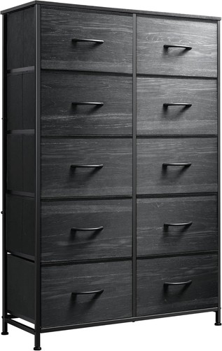 Black tall dresser - tall, bedroom