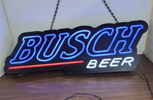 Buschs beer faux - beer", sign