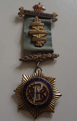 1943 masonic medal - medal, raob