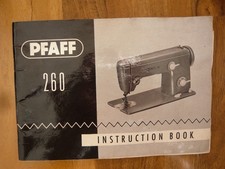 PFAFF 260  - INSTRUCTION BOOK