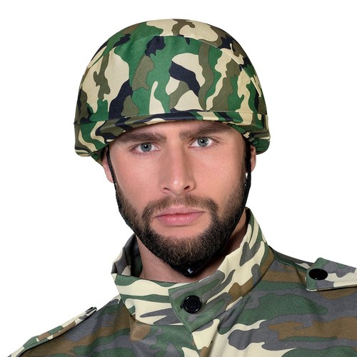 Adult camouflage army helmet - camouflage,
