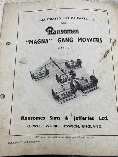 Ransomes simms vintage magna - ransomes,