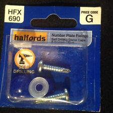 Halfords Number Plate Fixings