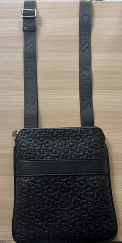 Guess mens black crossbody - mens, bag