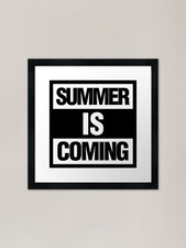 Summer is coming Framed Art