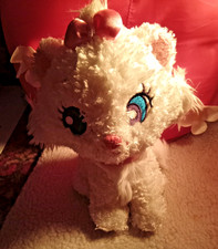 Hong Kong Disneyland Marie Aristocat Plush Soft Toy. VGC. 9ins. Sitting.